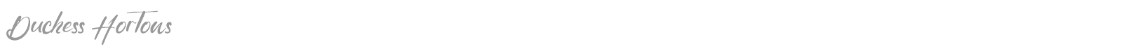 Duchess Hortons font preview